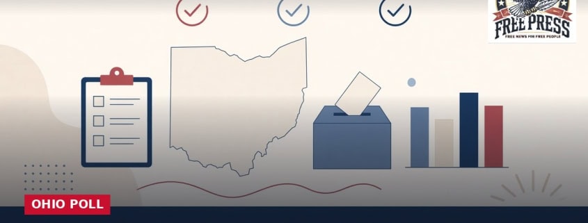 Fostoria News Ohio poll results showing Democrat lead in Bowling Green State University survey.
